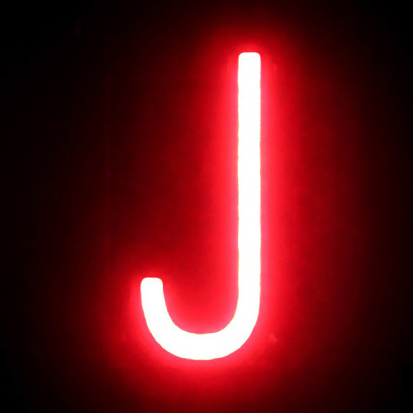 ABCブライト アルファベット J　店舗用品　販促用品　切文字　看板　LED 2枚目