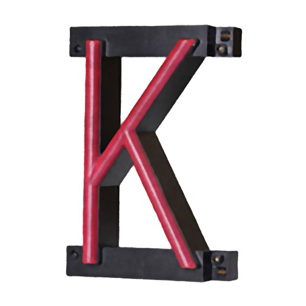 ABCブライト アルファベット G 店舗用品 販促用品 切文字 看板 LED