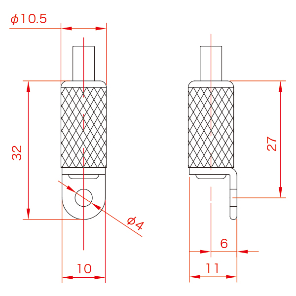 ワイヤーパーツ 20RJ-06　店舗用品　展示用品 2枚目