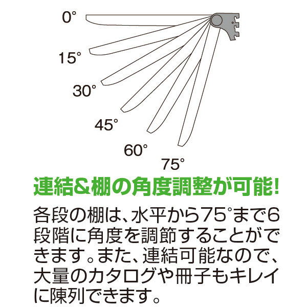 木製パネルシステムカタログスタンド 本体 3枚目