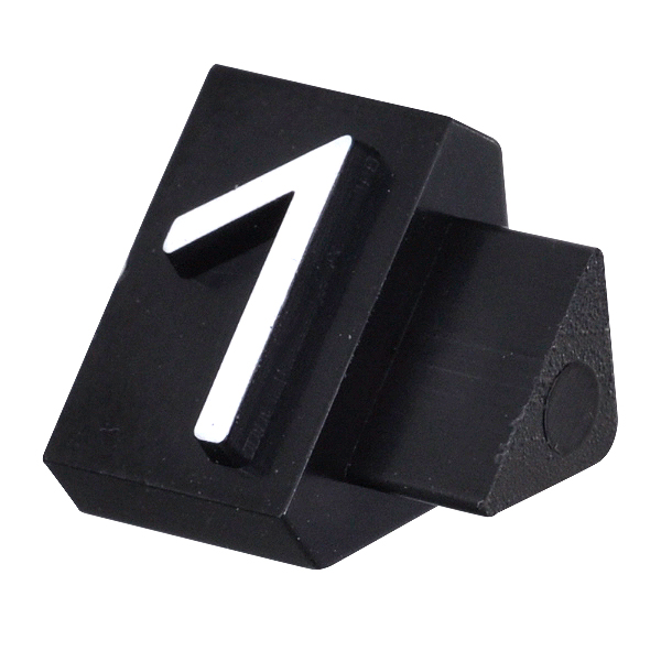 ニュープライスキューブ補充用単品L用 黒/白文字 1  プライス表示 価格表示 4枚目