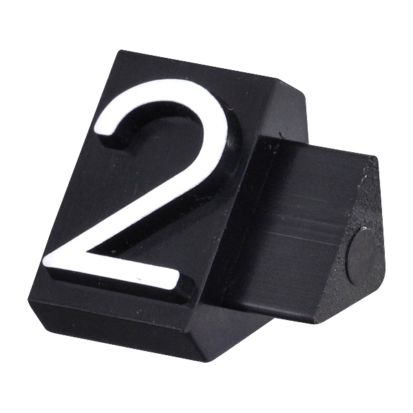 ニュープライスキューブ補充用単品L用 黒/白文字 2  プライス表示 価格表示 4枚目