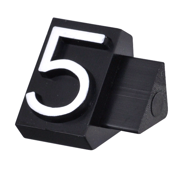 ニュープライスキューブ補充用単品L用 黒/白文字 5  プライス表示 価格表示 4枚目