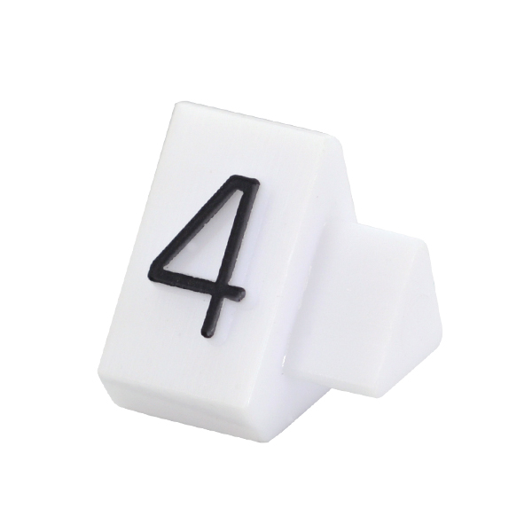 ニュープライスキューブ補充用 M用 白/黒文字 4  プライス表示 価格表示 4枚目