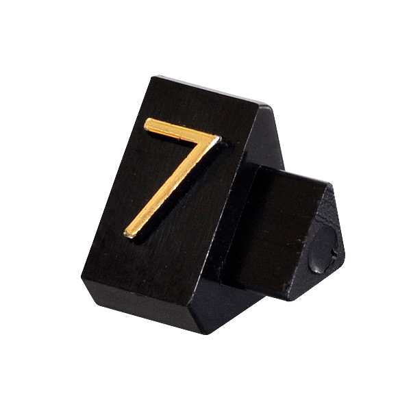 ニュープライスキューブ補充用単品M用 黒/金文字 7  プライス表示 価格表示 4枚目
