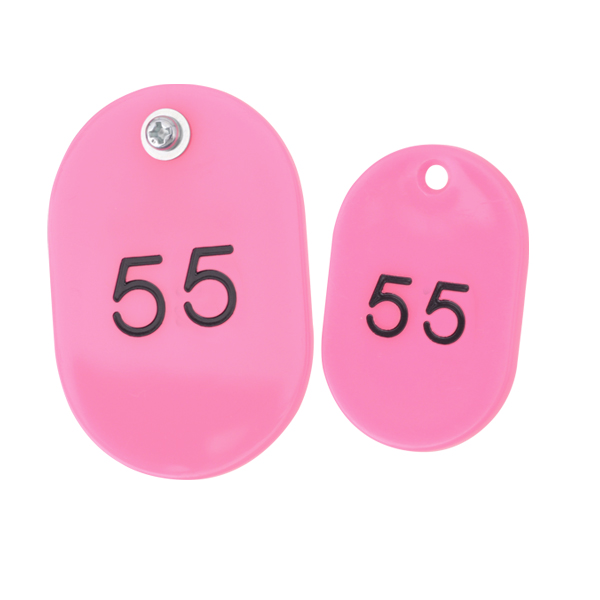 スチロールペアチケット (51～100) ピンク　店舗用品　レジ回り用品　番号札 2枚目