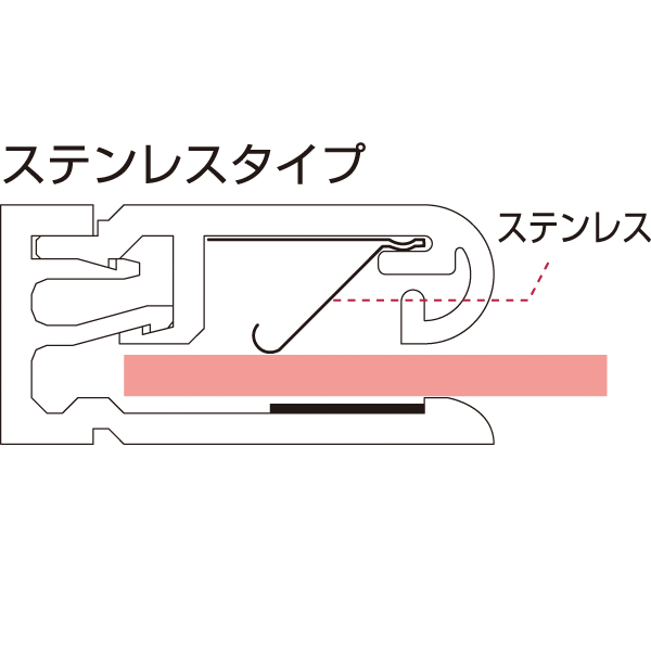 【在庫限】コリーデス 50mm ステンレスタイプ(ダブル)黒 2枚目