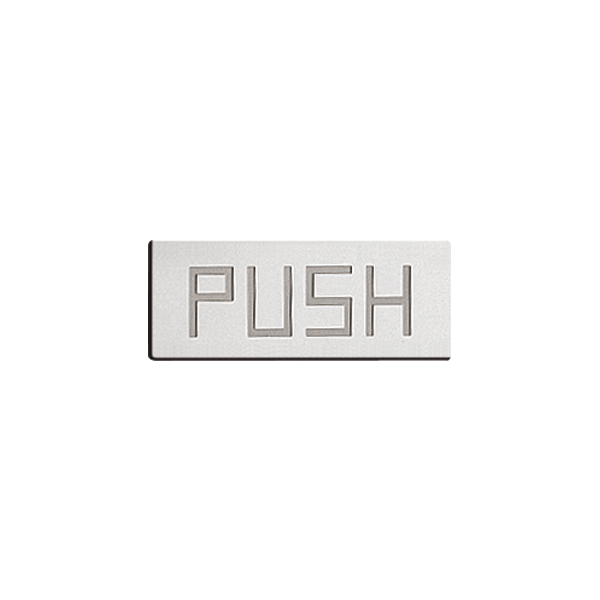 ドアサイン(20×50mm) DS8-006 PUSH　店舗用品　運営備品　安全用品・標識　室内表示・屋内標識　ドア表示