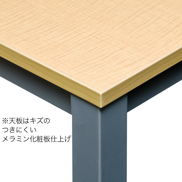 OAミーティングテーブル W2400 木目　店舗用品　バックヤード備品 3枚目