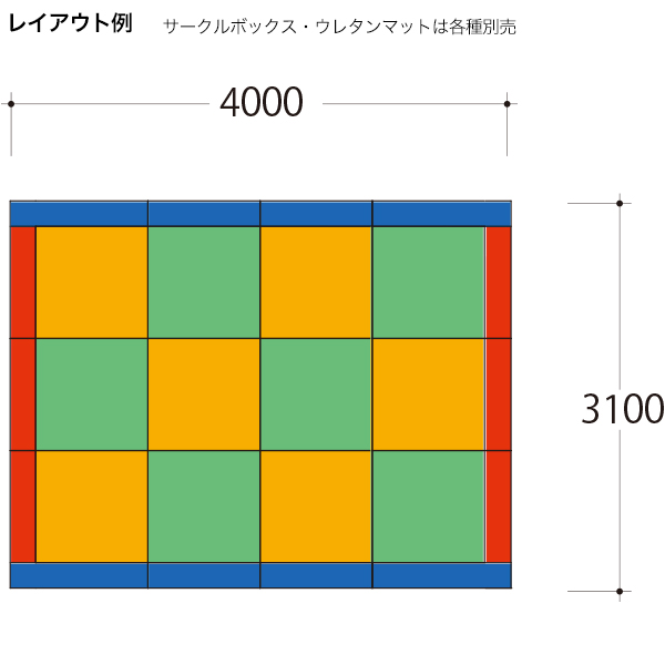 ウレタンマット KM-900 レッド 6枚目