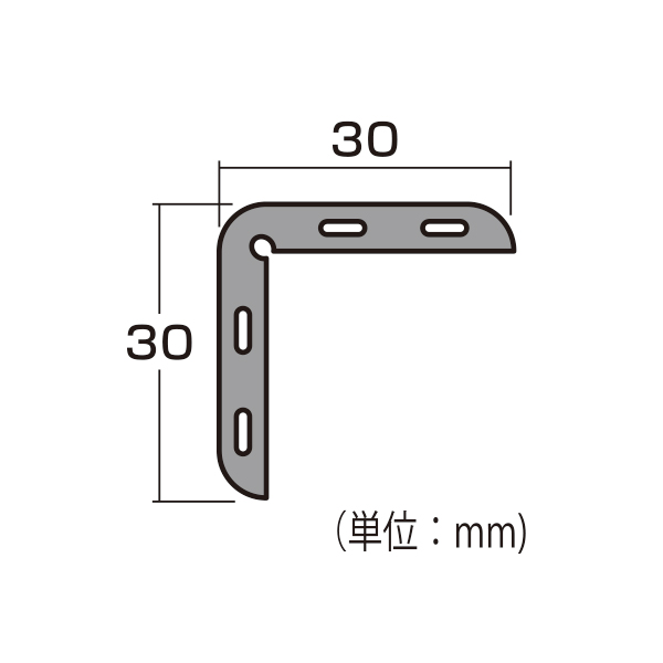 L型プロテクター L450 グレー 小　店舗用品　バックヤード備品　駐車場用品 2枚目