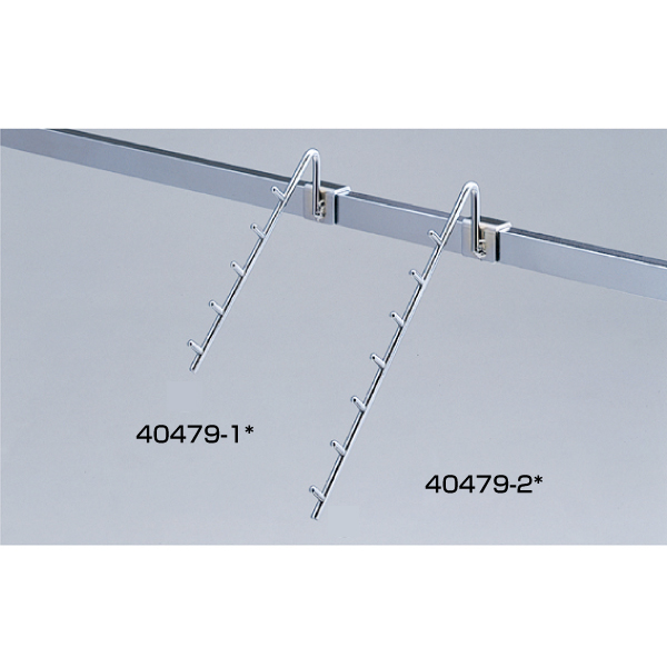 小物ハンガー45度 7連掛け