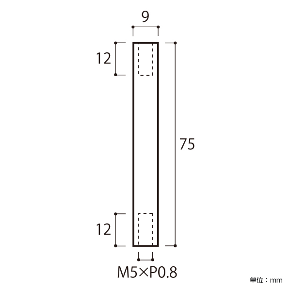 パイプ  PT-9MP 75-CR クローム　店舗用品　化粧ビス　ナット 2枚目