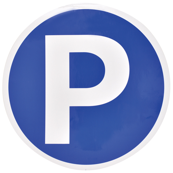 ミニスタンド用表示シール 駐車場　店舗用品　ロードサイン　安全用品・標識　バリケード看板