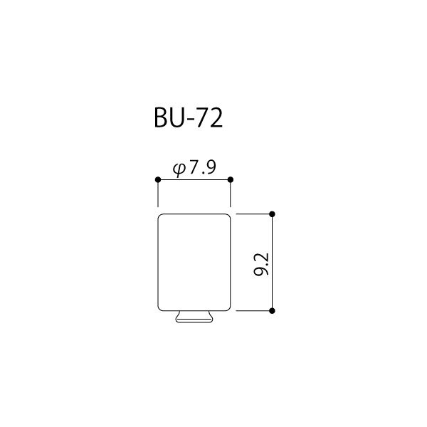 アラカワ BU-72 シルバー(10ケ入)　店舗用品　展示用品 2枚目