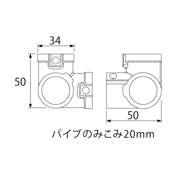 ID-601 クランパー3方面 ユニクロメッキ 3枚目