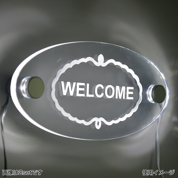LEDサインナット ホワイト 4ケ　店舗用品　化粧ビス　ナット