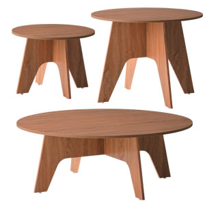 木製ラウンドテーブル φ1200