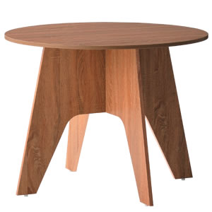 木製ラウンドテーブル φ600 3枚目