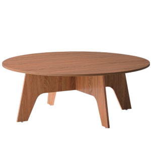 木製ラウンドテーブル φ1200 4枚目