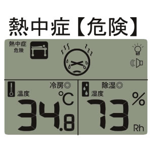 デジタル温湿度計CR-1200 1540133 3枚目