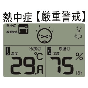デジタル温湿度計CR-1200 1540133 4枚目