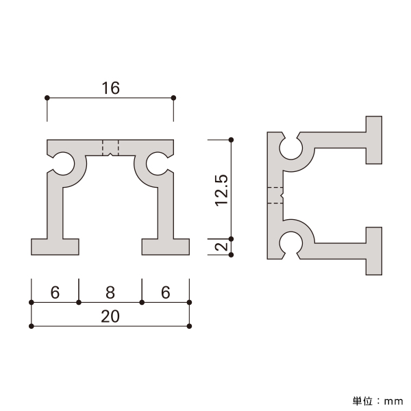 C-1レール 3m(ブロンズ) 2枚目