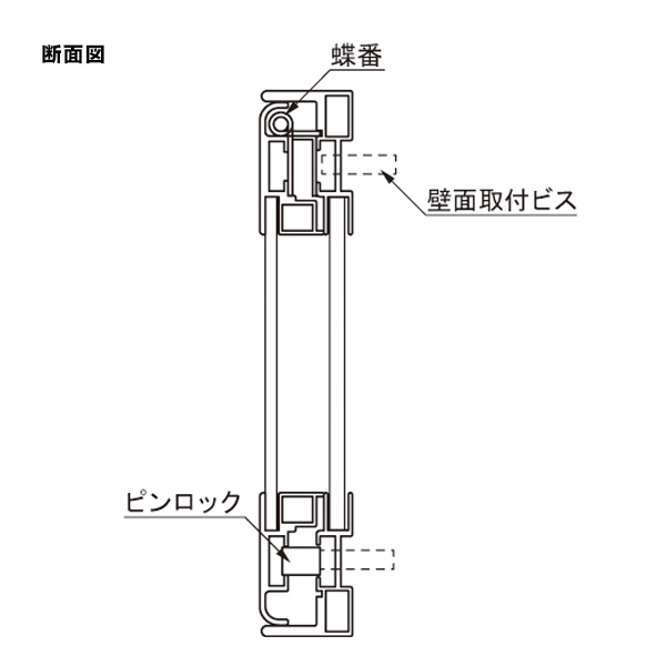 壁面掲示板 6613 B B0ヨコ（ブラック/掲示ボード仕様：アイボリー） 7枚目