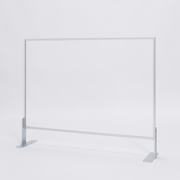 アルミ枠卓上パーテーション900×700（下部開口100mm）