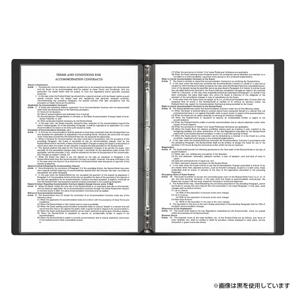 【在庫限り】スリムB-LKM A4・8ページ 茶 2枚目