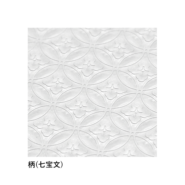 ECOZENグラス用キャップ 透明 七宝紋    (旧トライタングラス用キャップ） 3枚目