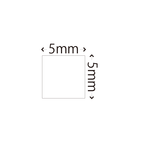 透明アクリルマドラー M-[50]-1(角型) 5本入 2枚目