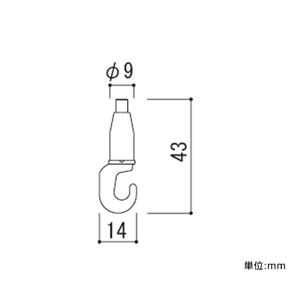 ワイヤー直径1.0用吊 M 327 2枚目