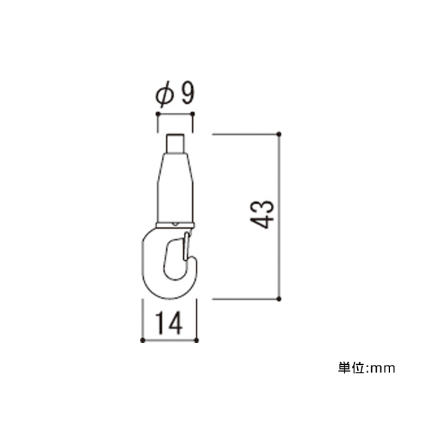 ワイヤー直径1.0用吊 M 328 2枚目