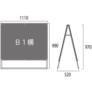 黒スタンドBPSSK-B1YLRB B1ロー横両黒 3枚目