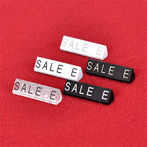 ニュープライスキューブ補充Ｍ用 白/銀SALE  プライス表示 価格表示