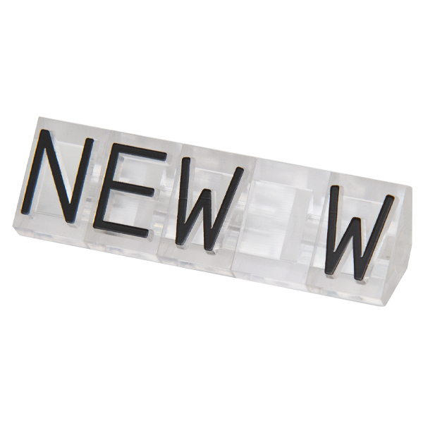 ニュープライスキューブ補充Ｌ用 透/黒NEW  プライス表示 価格表示 2枚目