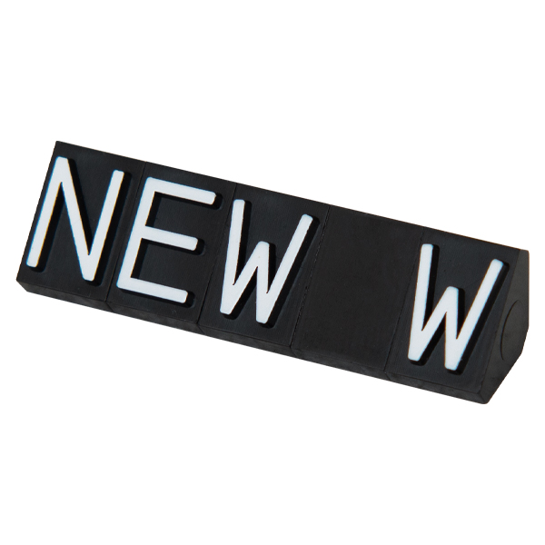 ニュープライスキューブ補充Ｌ用 黒/白NEW  プライス表示 価格表示 2枚目