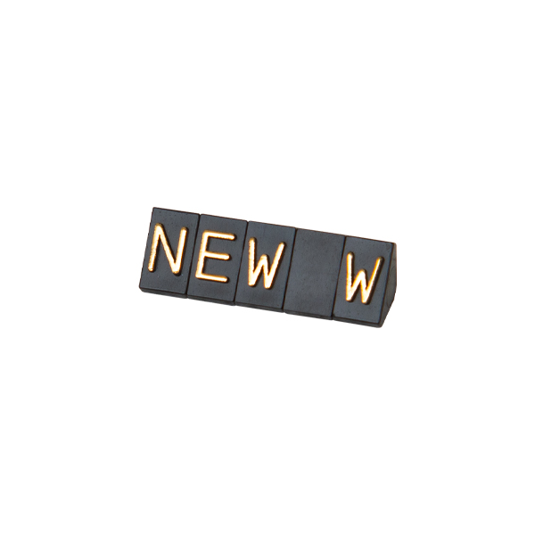 ニュープライスキューブ補充S用 黒/金NEW  プライス表示 価格表示 2枚目
