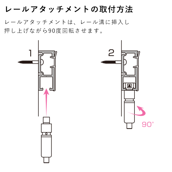 ピクチャーレール CR-1　店舗用品　展示　イベント　壁掛け 3枚目