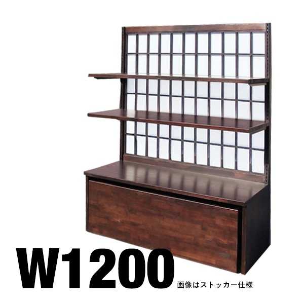 ウッドコンポ和装障子 扉 W1200昔色