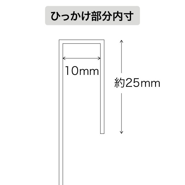 PET注文カードホルダー /引掛式　販促POP　カード立て　複数枚用ホルダー カードスタンド 3枚目