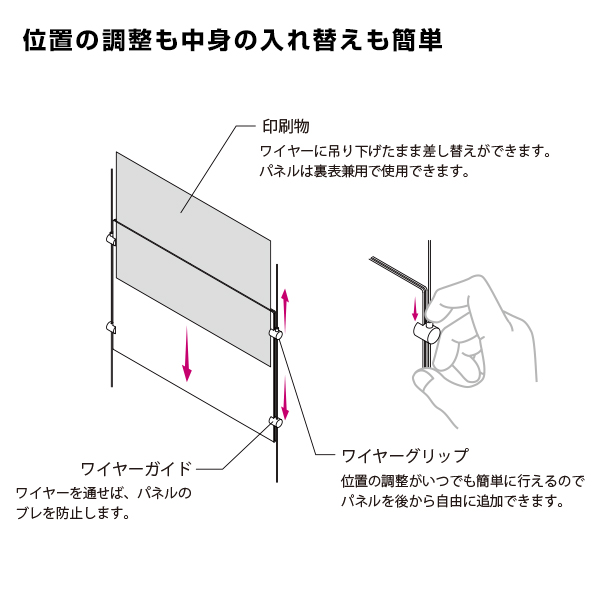 パネルハンガー PPH-B5TNG(B5 タテ) 4枚目