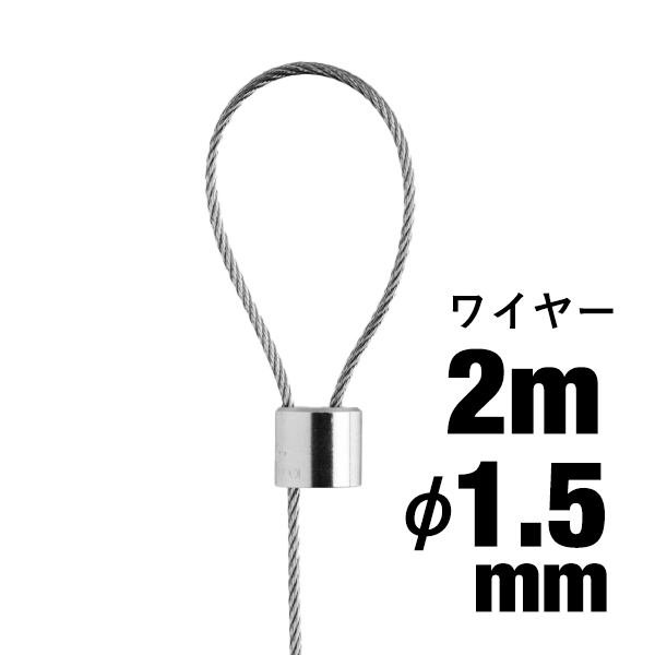 アラカワ RB-15 1520 φ1.5×2m ループワイヤー 天井金具