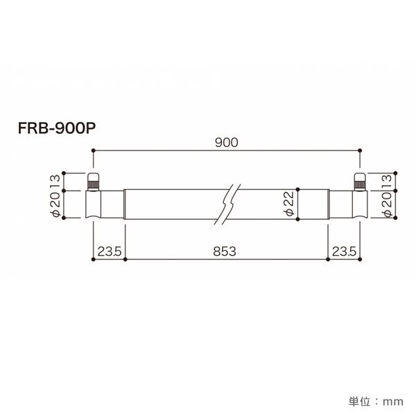 アラカワ ハンガーパイプセット FRB-900P 2枚目