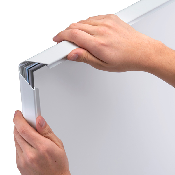 ポスターグリップ マイターPG-32M B3 WG色 屋内 2枚目