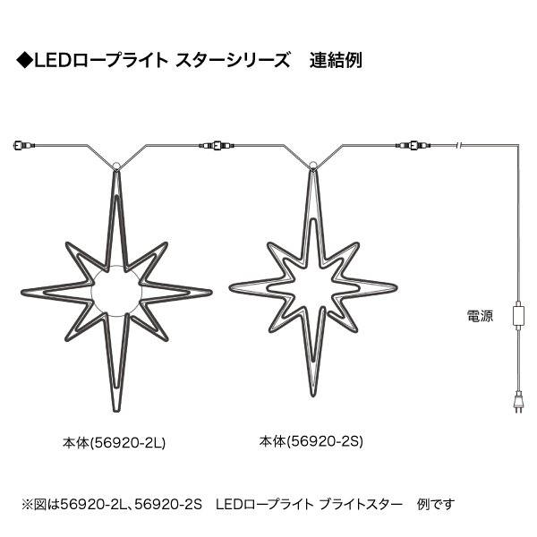 LEDロープライト オクタスター A（大） 2枚目