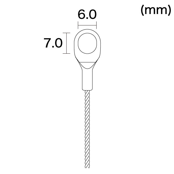 ピクチャーハンガーPR-KBセットΦ1.5ワイヤー付L3000　店舗用品　展示用品 4枚目