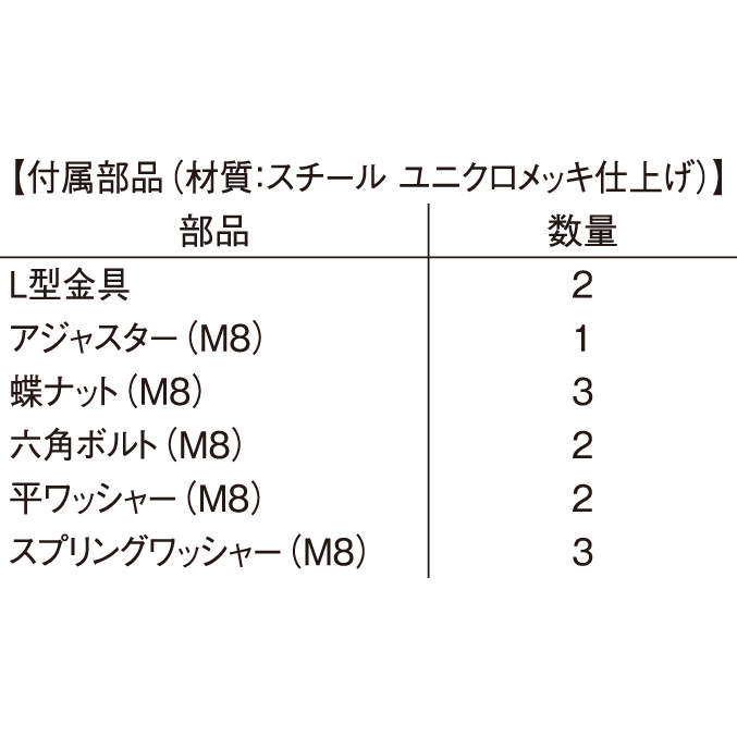 ガレージ防犯ミラー ブロック用取付金具　店舗用品　バックヤード備品　駐車場用品 3枚目