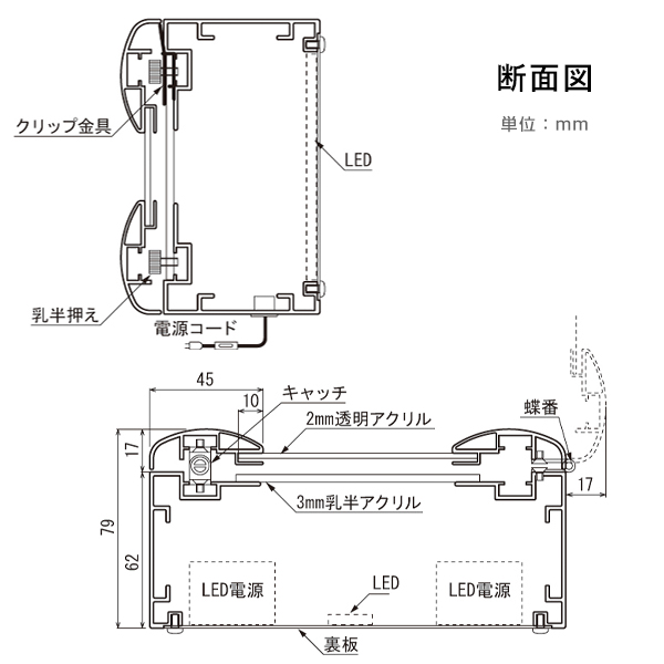 LED内照パネル FE9990 A2 ホワイト 5枚目